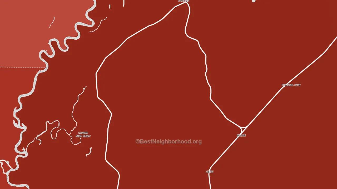 Orange, FL block-group political-lean map