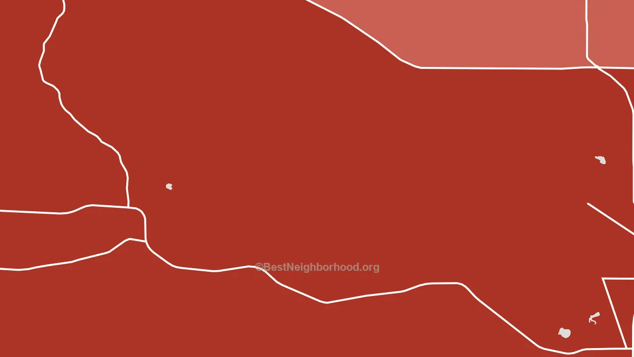 Orchard Valley, WY block-group political-lean map