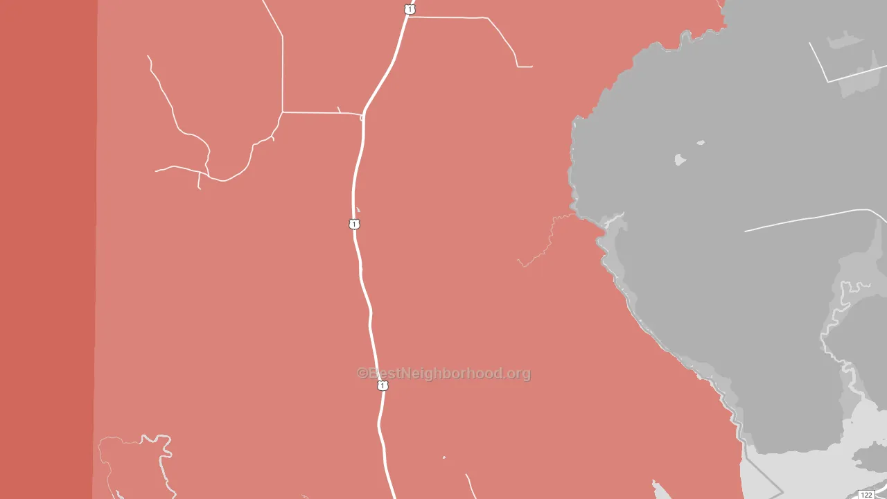 Orient, ME block-group political-lean map