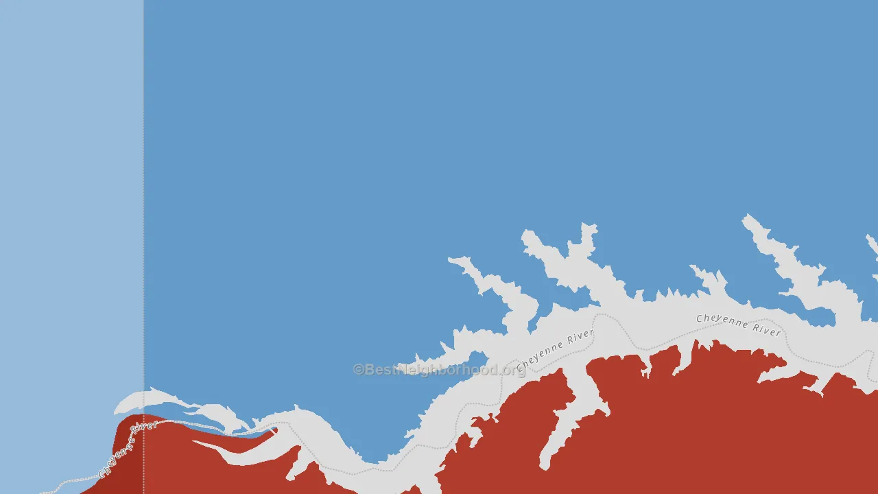 Orton, SD block-group political-lean map