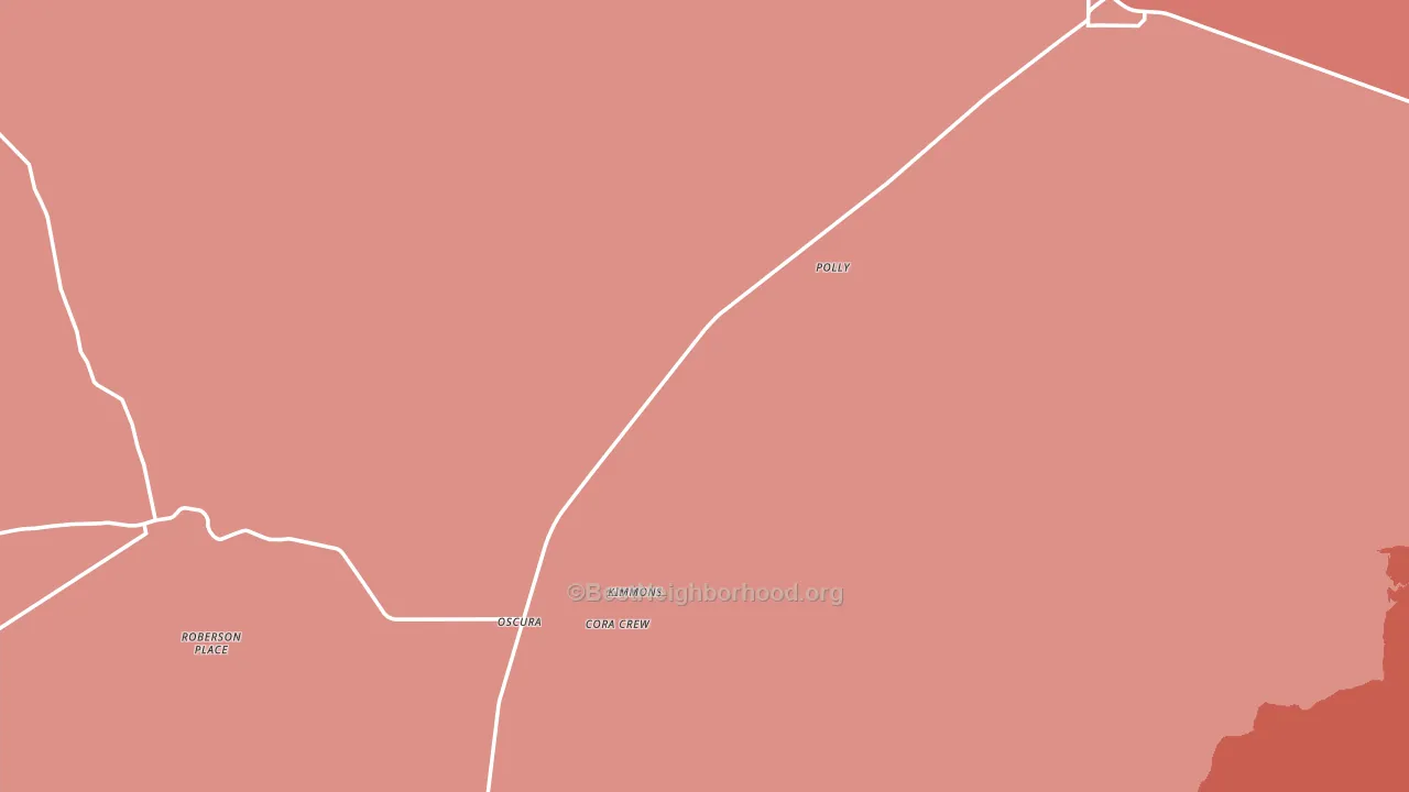 Oscura, NM block-group political-lean map