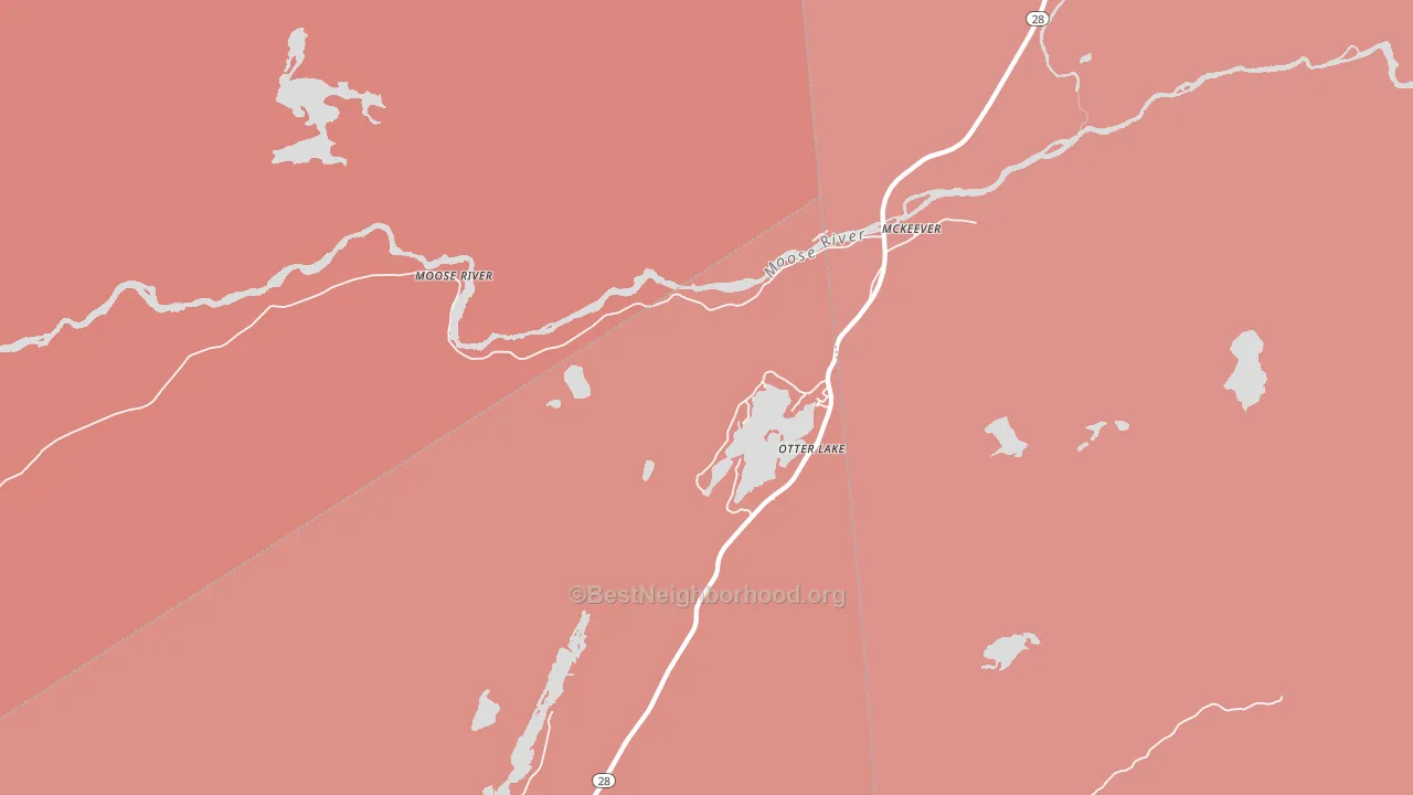 Otter Lake, NY block-group political-lean map
