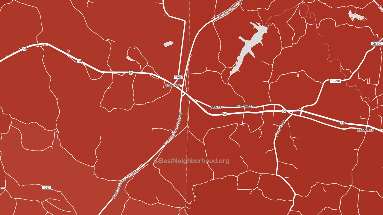 Ovilla, TN block-group political-lean map