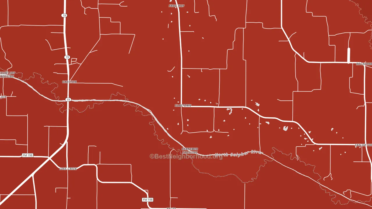Pacio, TX block-group political-lean map