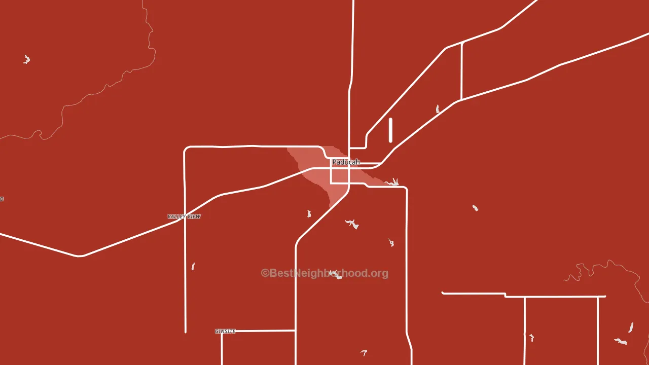 Paducah, TX block-group political-lean map
