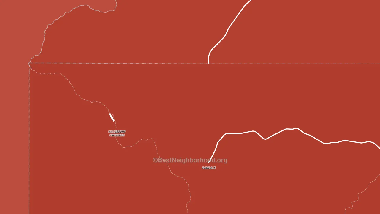 Pandale, TX block-group political-lean map