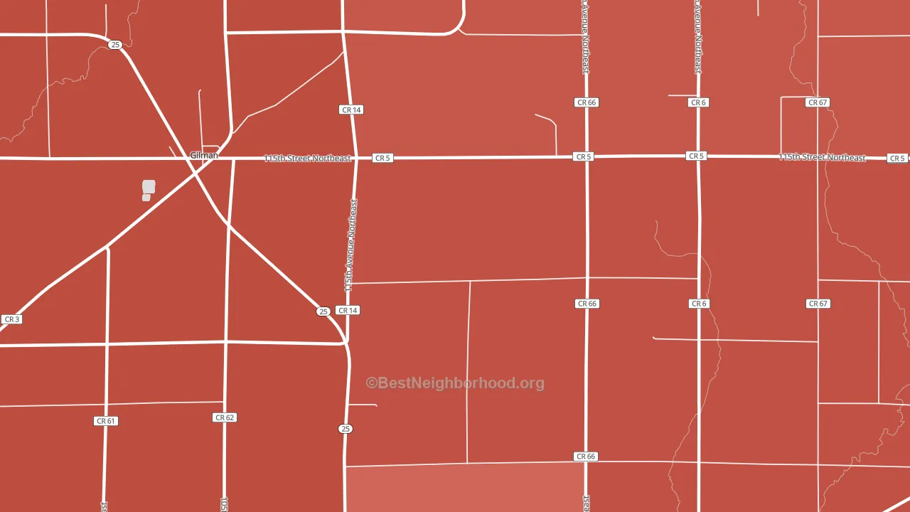 Parent, MN block-group political-lean map