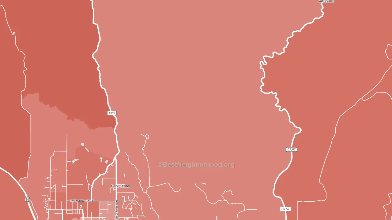 Park Center, CO block-group political-lean map