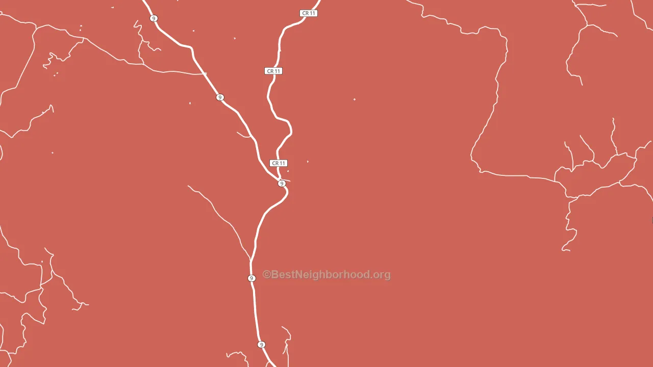 Parkdale, CO block-group political-lean map