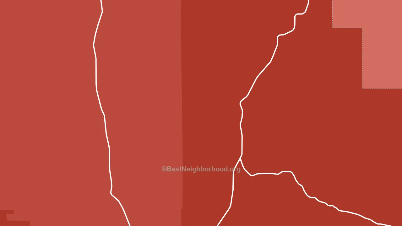 Pauline, ID block-group political-lean map