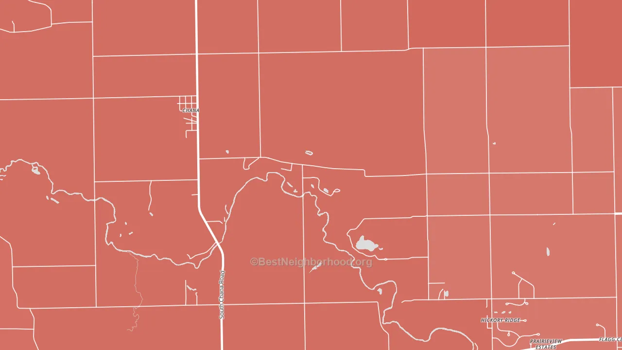 Paynes Point, IL block-group political-lean map