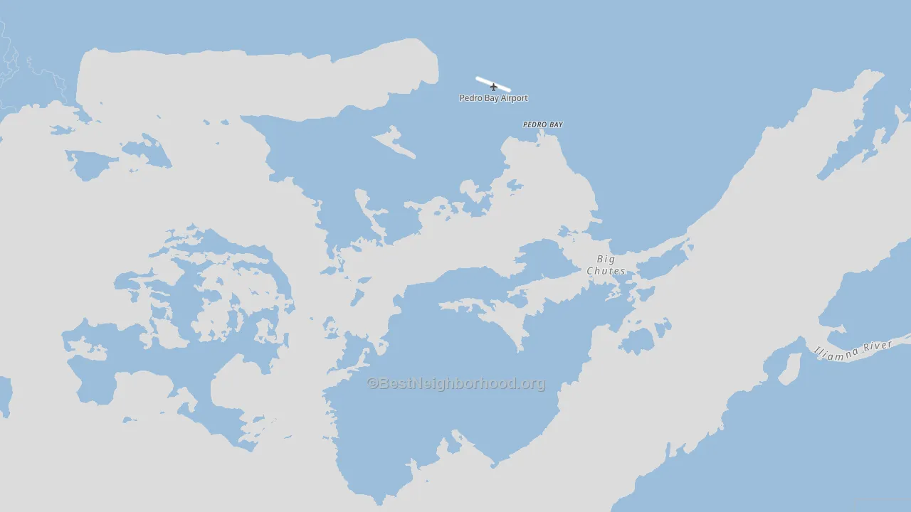 Pedro Bay, AK block-group political-lean map