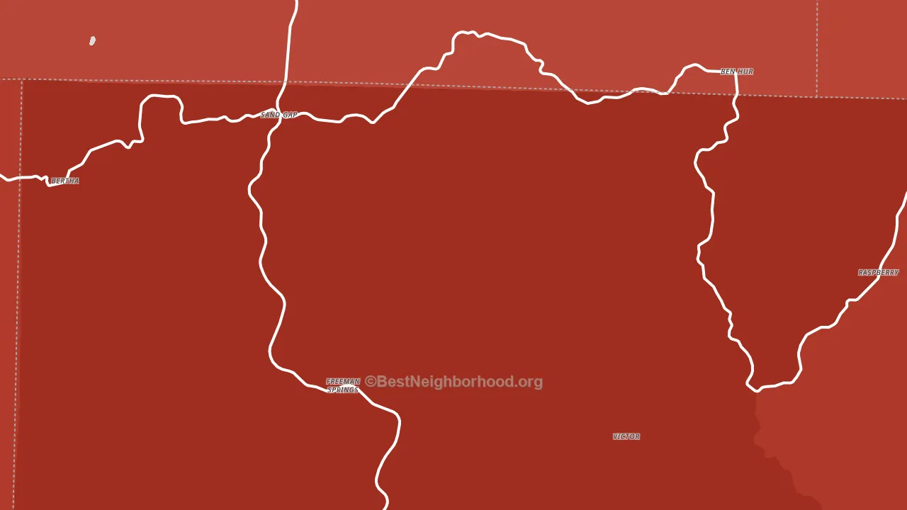Pelsor, AR block-group political-lean map