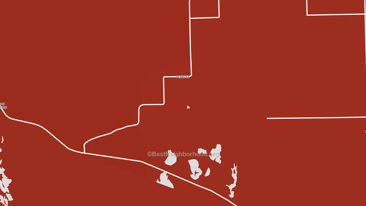 Penrose, UT block-group political-lean map