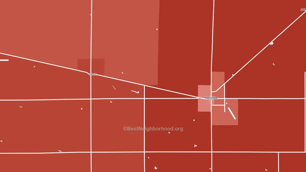 Phillips County, CO block-group political-lean map