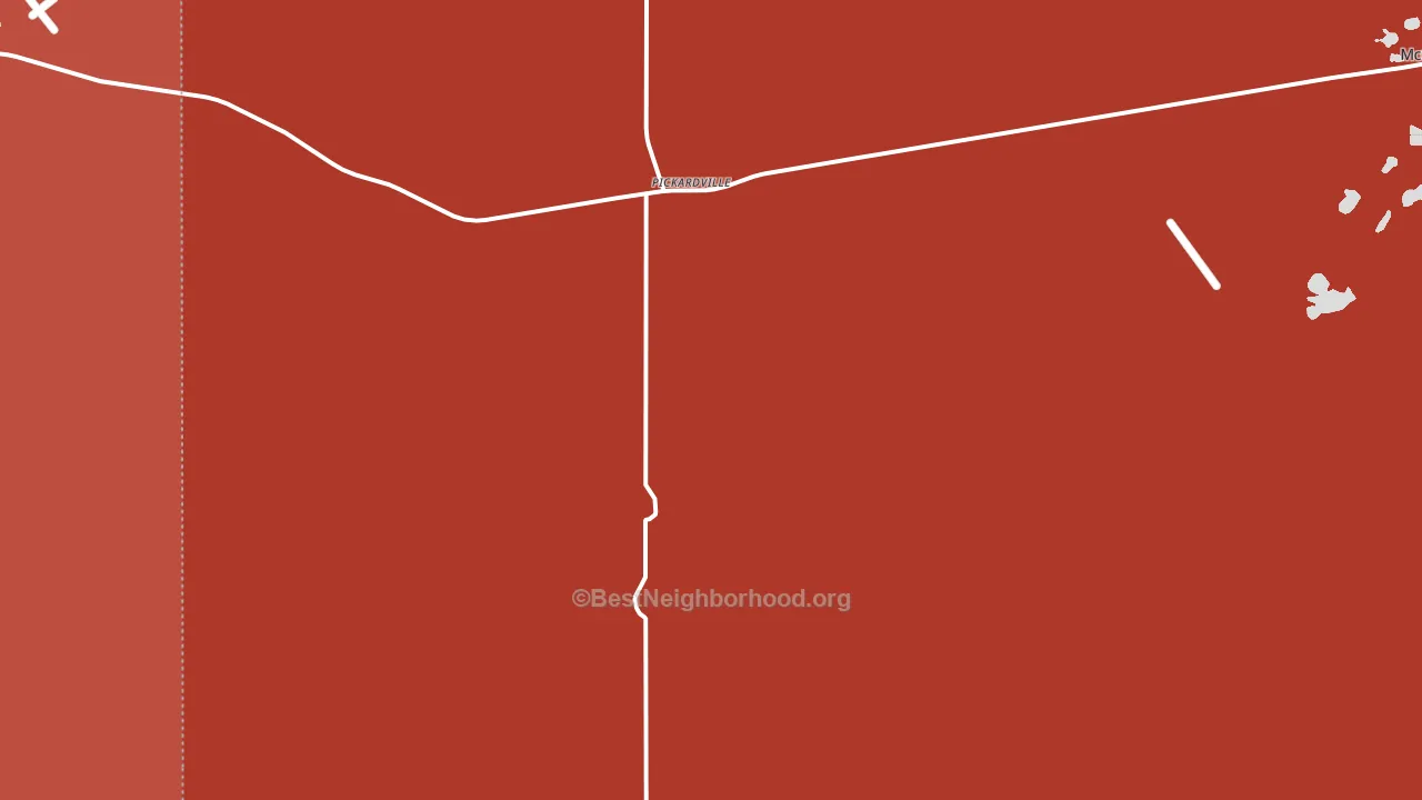 Pickardville, ND block-group political-lean map