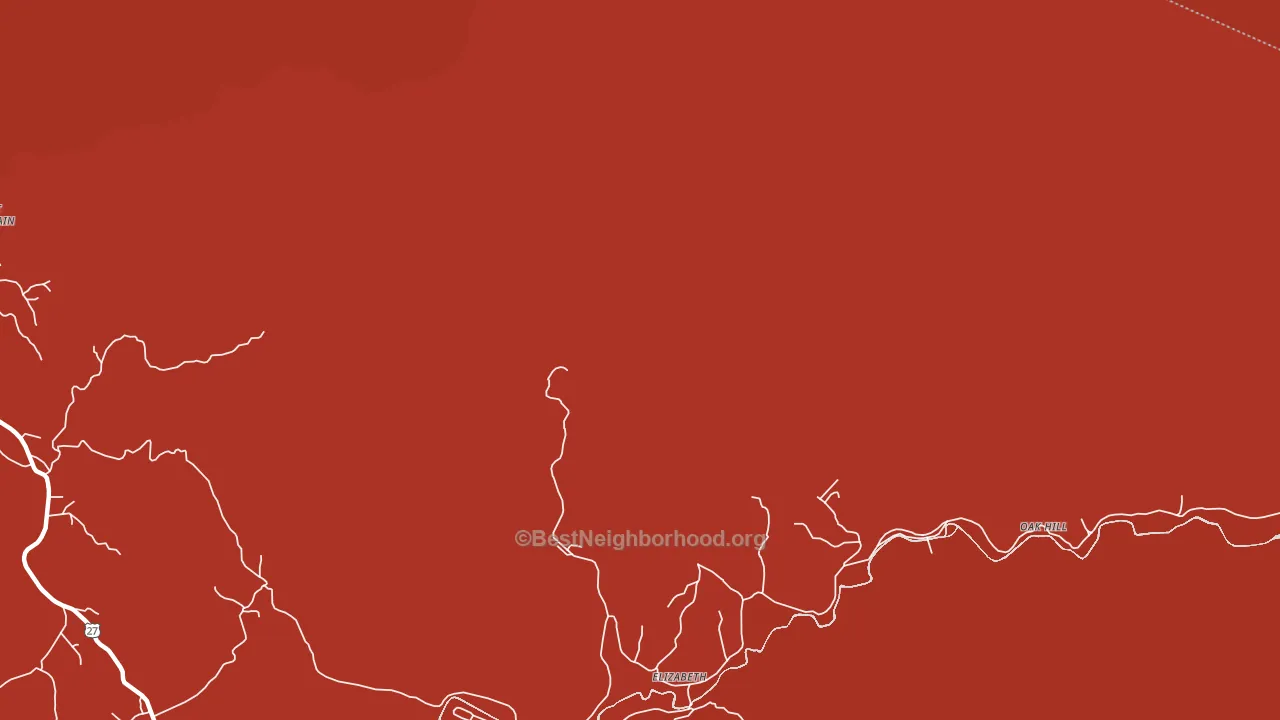Pilot Mountain, TN block-group political-lean map