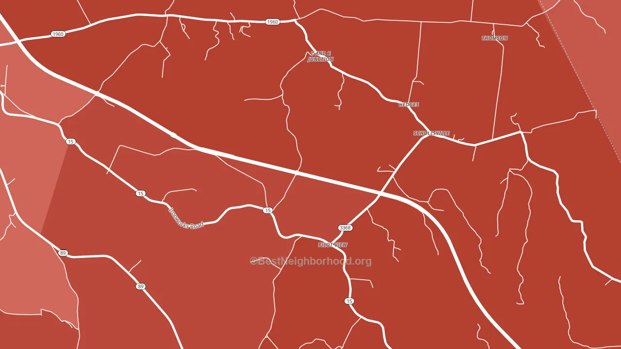 Pilot View, KY block-group political-lean map