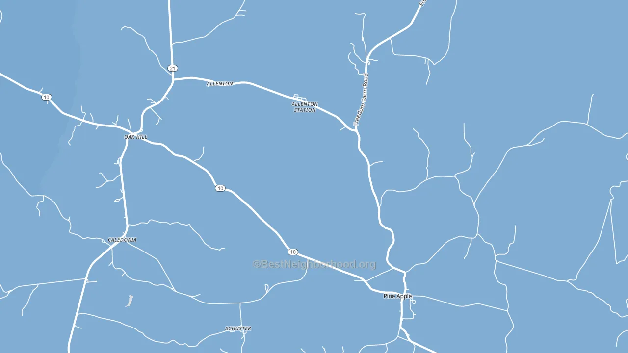 Pine Apple, AL block-group political-lean map