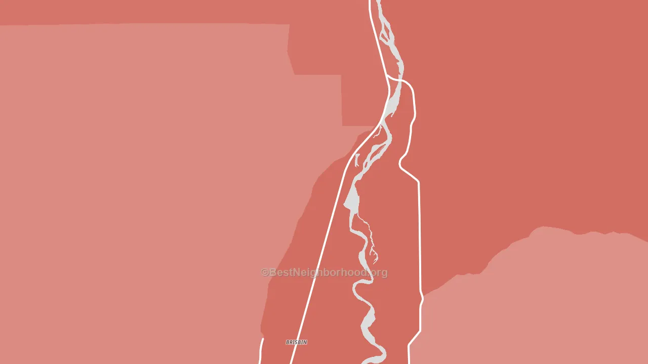 Pine Creek, MT block-group political-lean map
