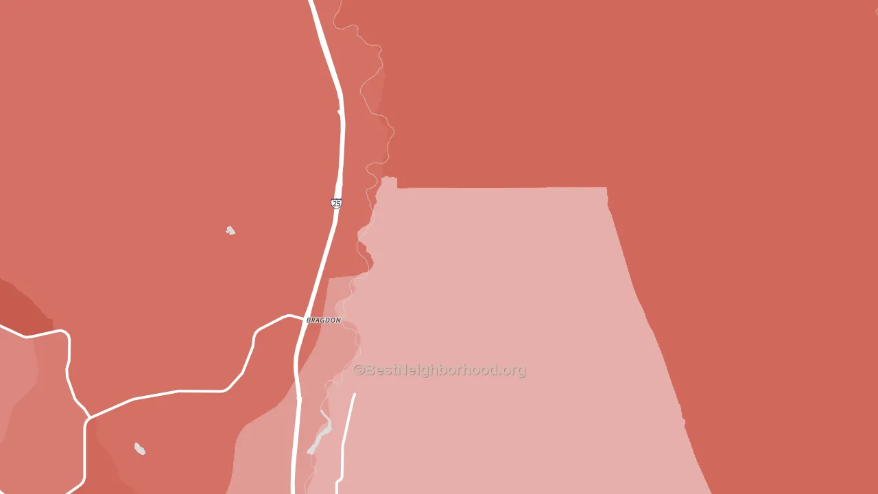 Pinon, CO block-group political-lean map