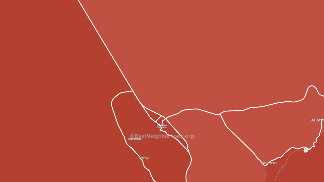 Pioche, NV block-group political-lean map