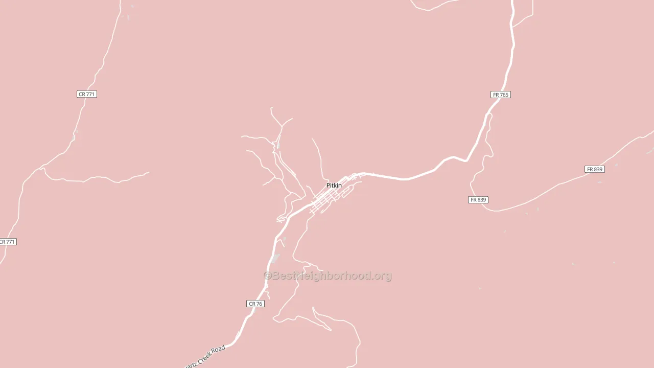 Pitkin, CO block-group political-lean map