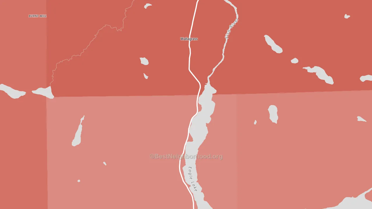 Plaisted, ME block-group political-lean map