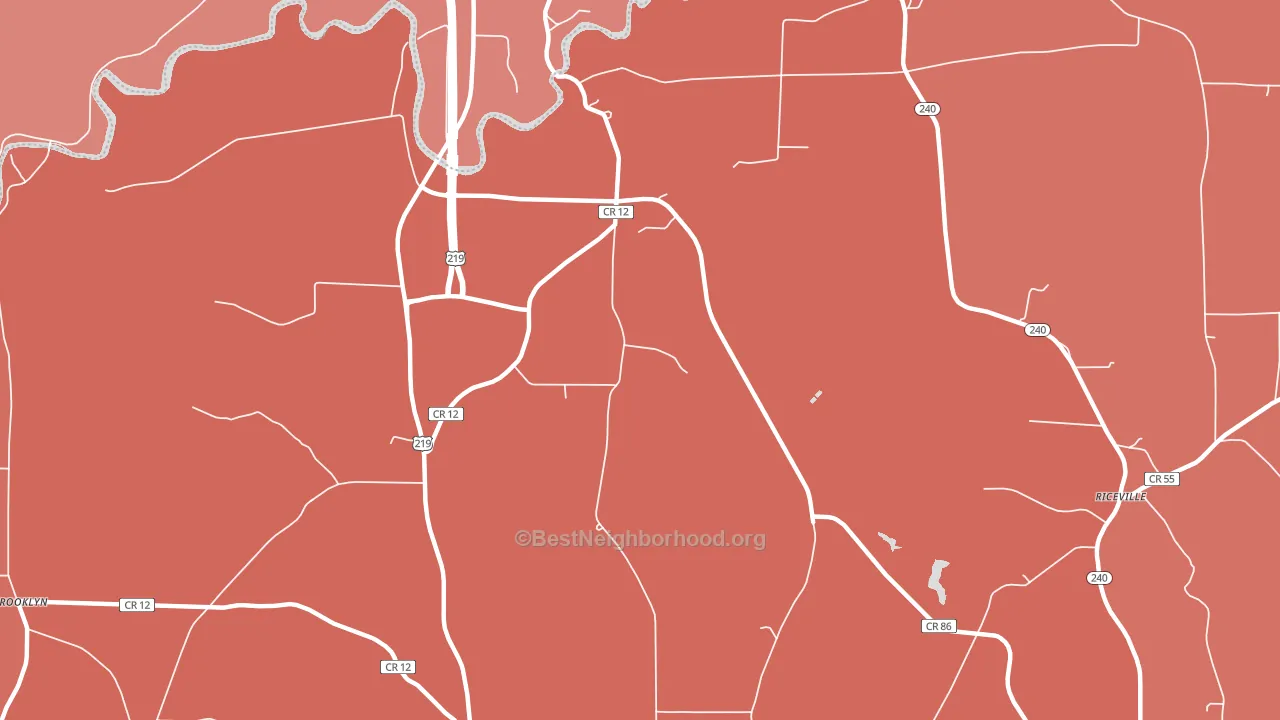 Plato, NY block-group political-lean map