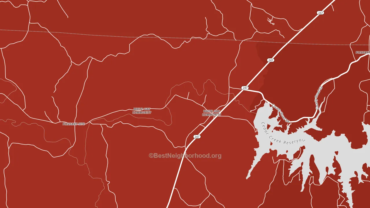 Pleasant Site, AL block-group political-lean map