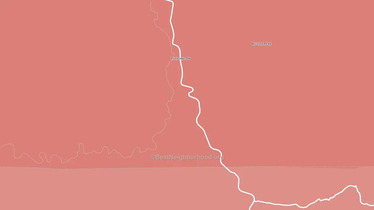 Pleasanton, NM block-group political-lean map