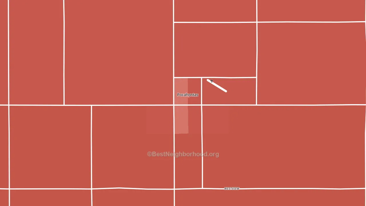 Pocahontas, IA block-group political-lean map