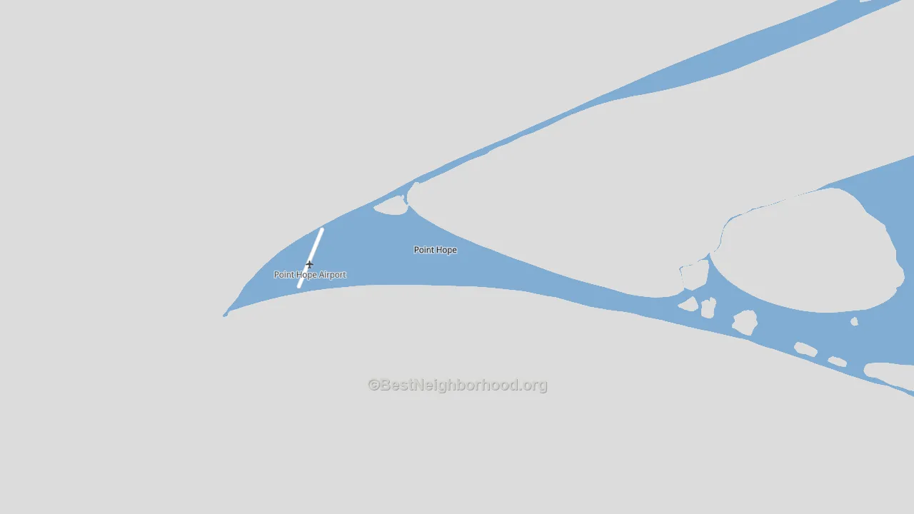 Point Hope, AK block-group political-lean map
