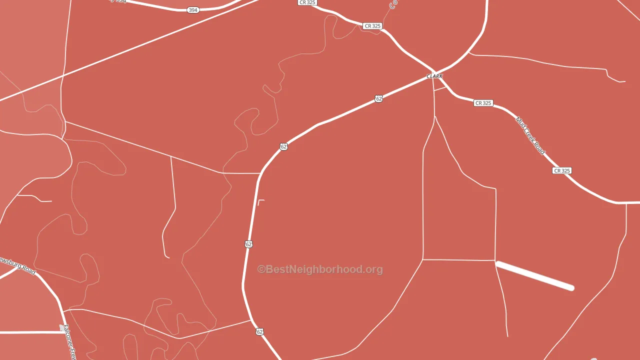 Poland Center, NY block-group political-lean map