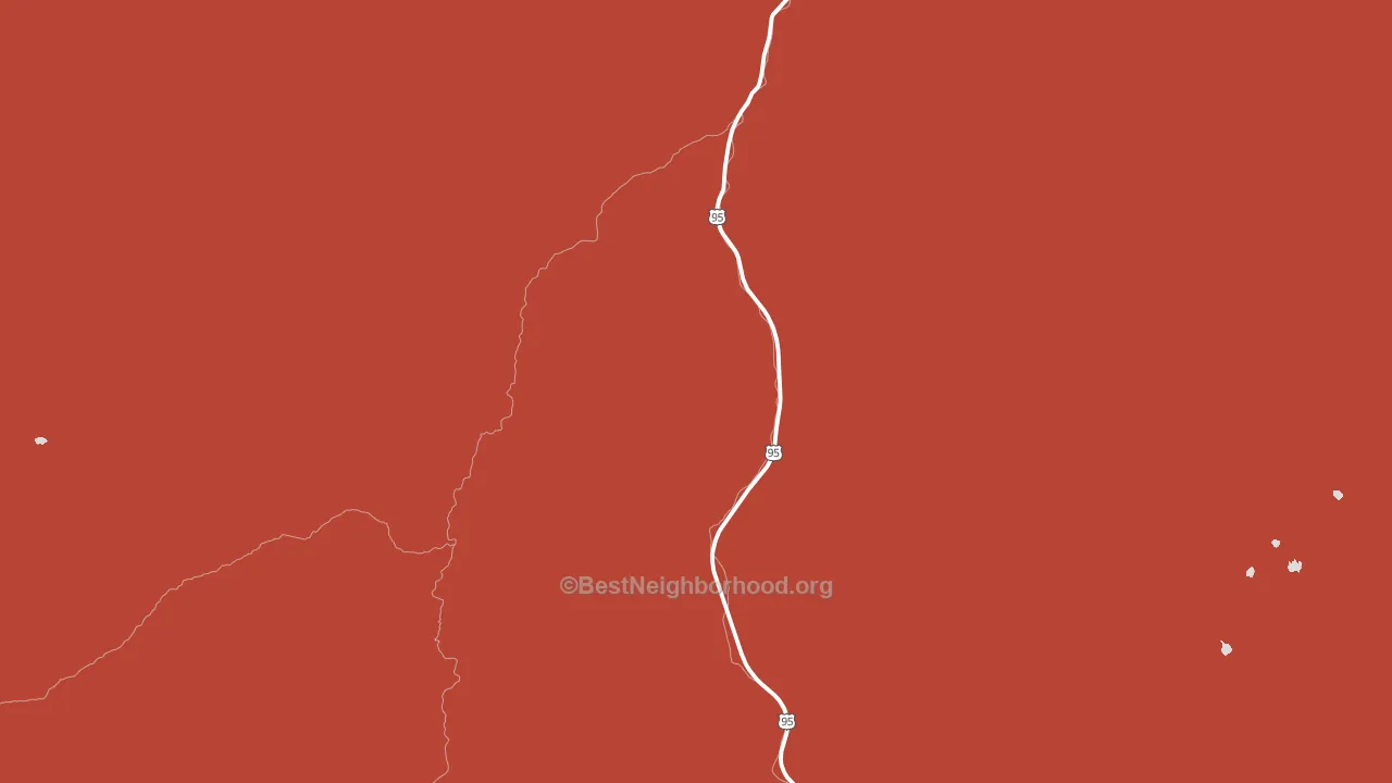 Pollock, ID block-group political-lean map