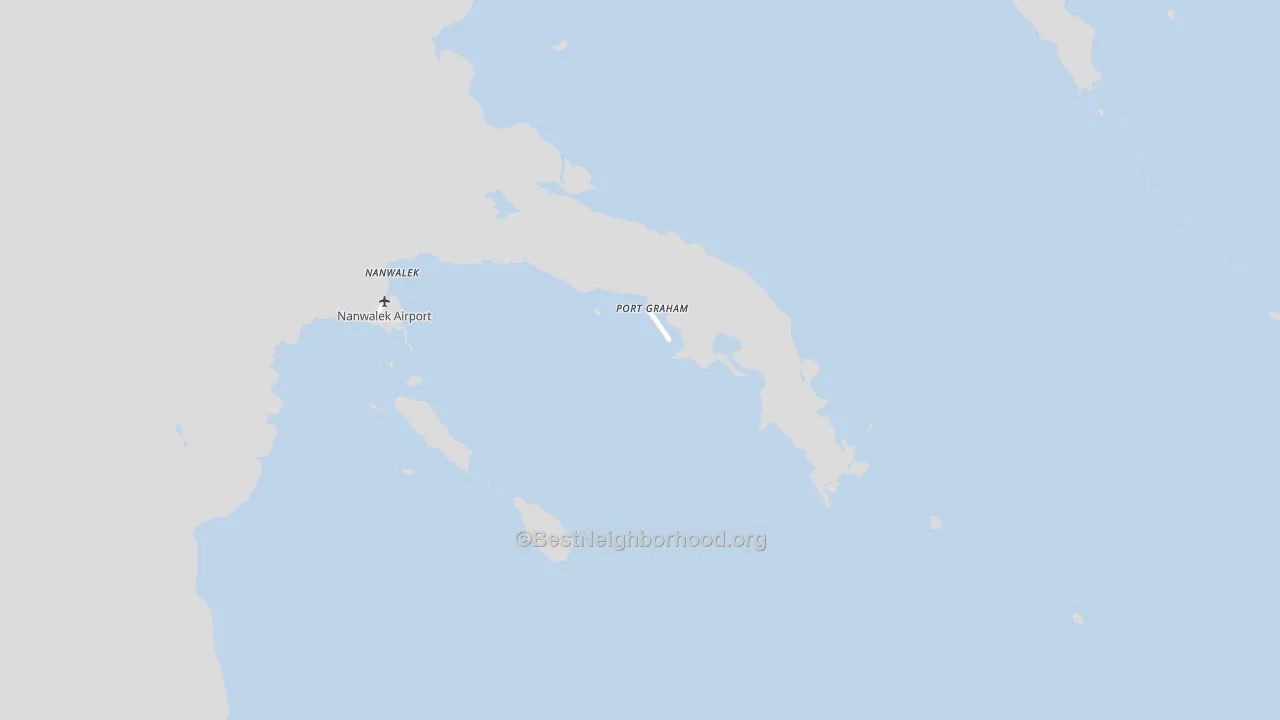 Port Graham, AK block-group political-lean map