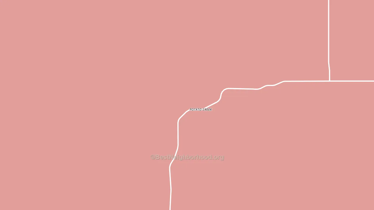 Potato Creek, SD block-group political-lean map