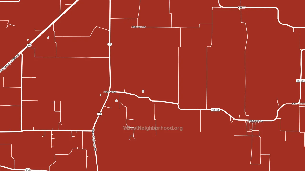 Prattville, TX block-group political-lean map
