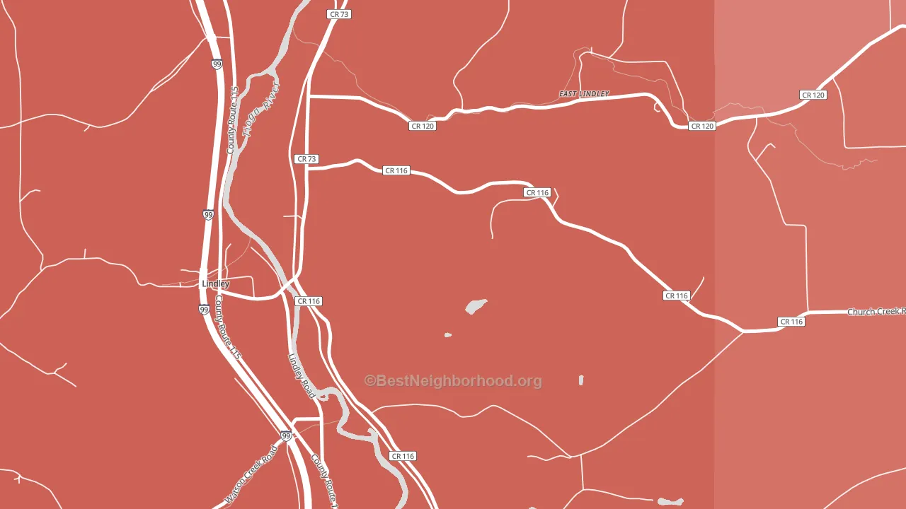 Presho, NY block-group political-lean map