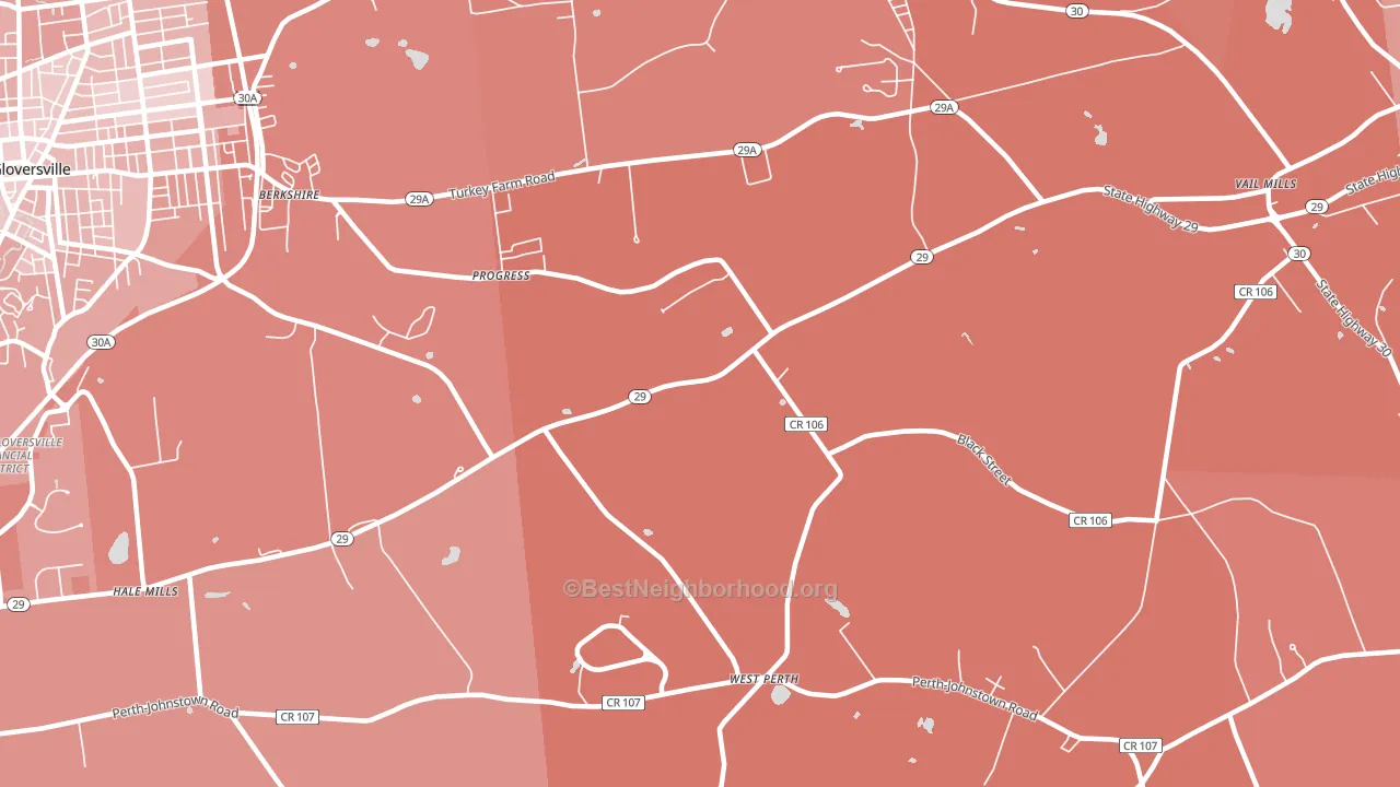 Progress, NY block-group political-lean map