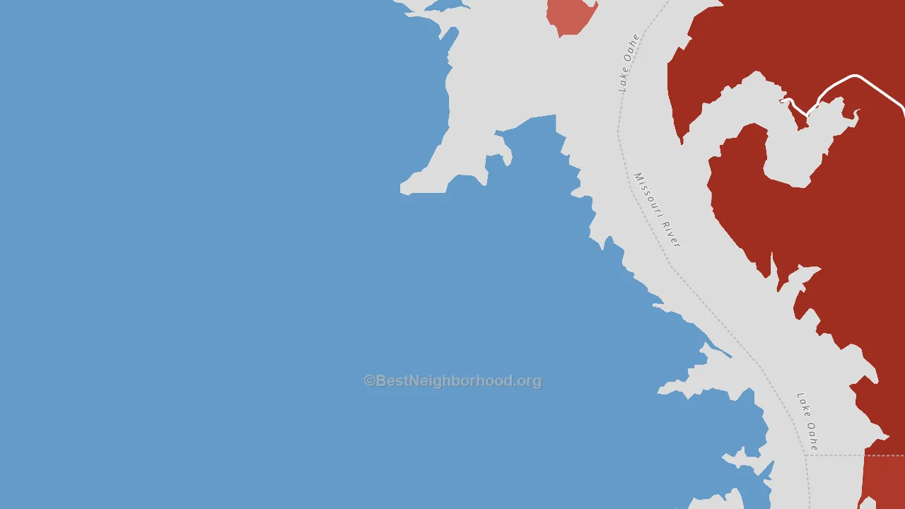 Promise, SD block-group political-lean map