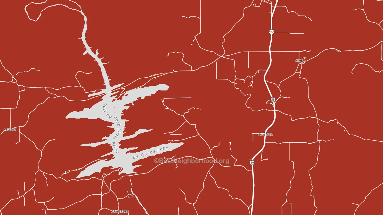 Pullman, AR block-group political-lean map