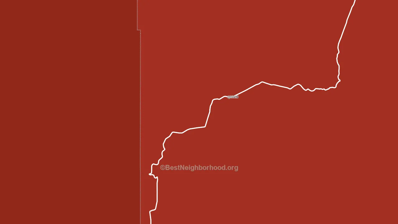 Queen, NM block-group political-lean map