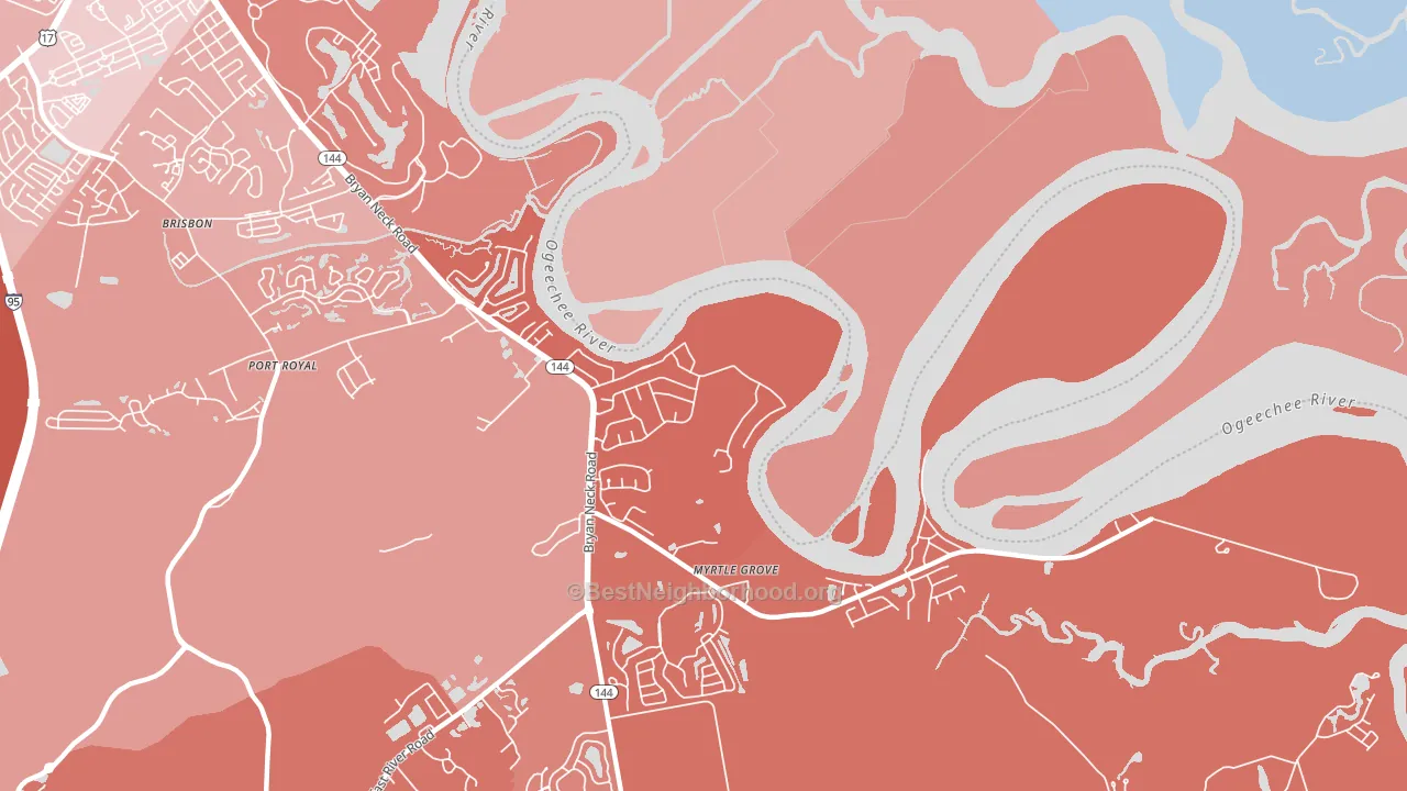 Rabbit Hill, GA block-group political-lean map