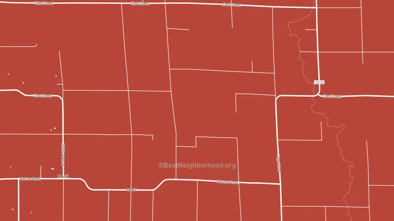 Ramey, MN block-group political-lean map