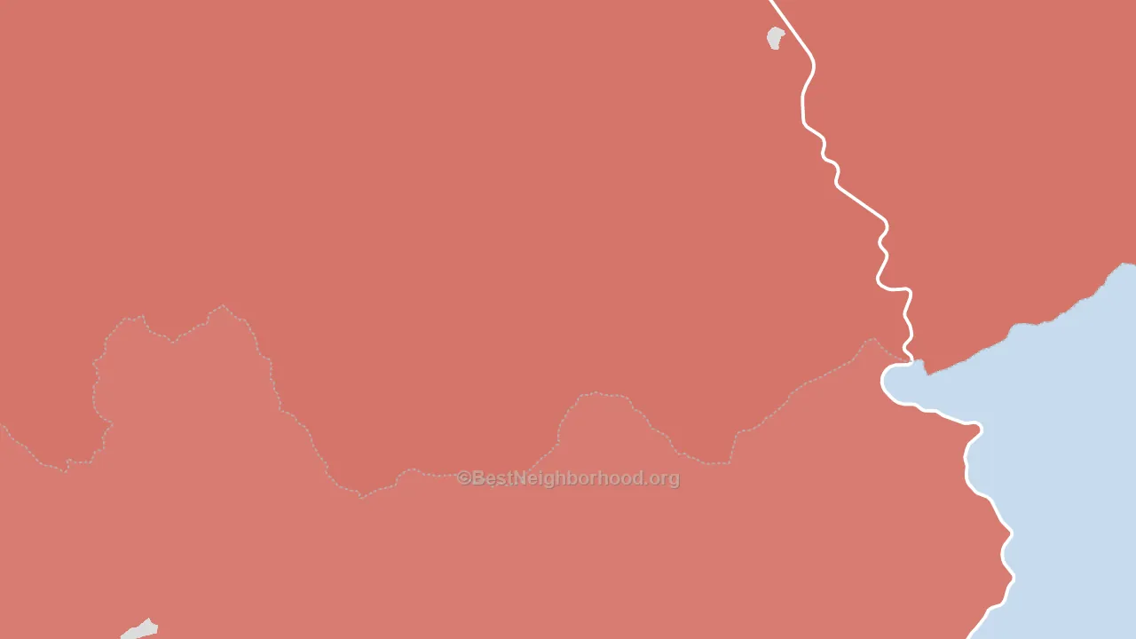 Rand, CO block-group political-lean map