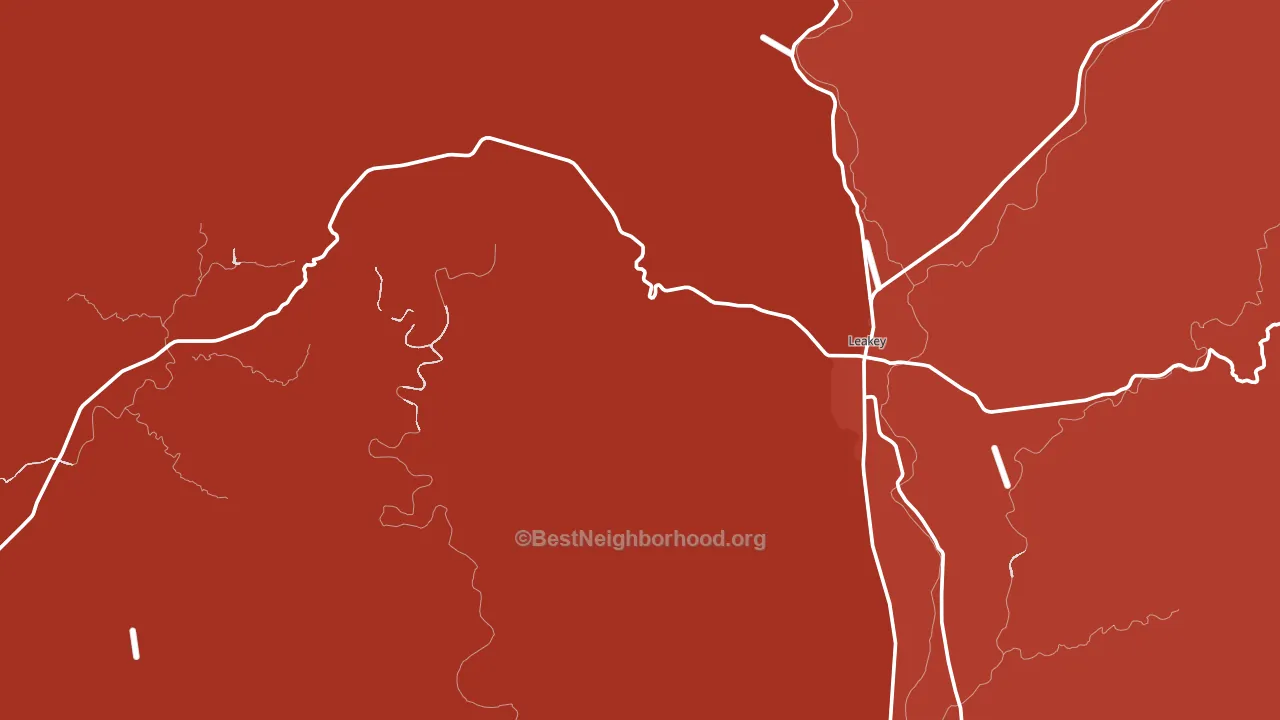 Real County, TX block-group political-lean map