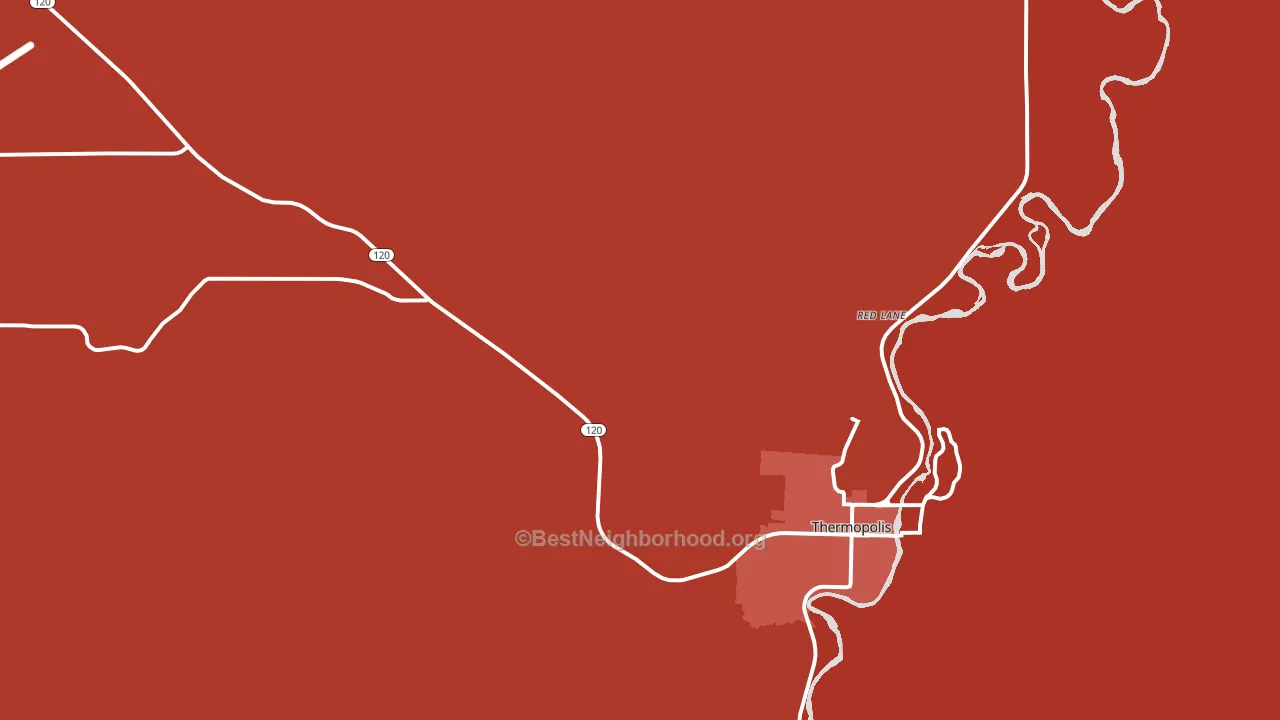 Red Lane, WY block-group political-lean map