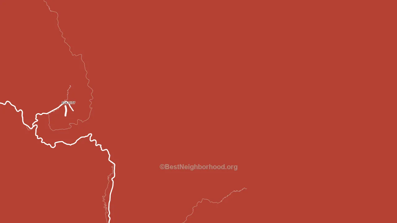 Red River Hot Springs, ID block-group political-lean map