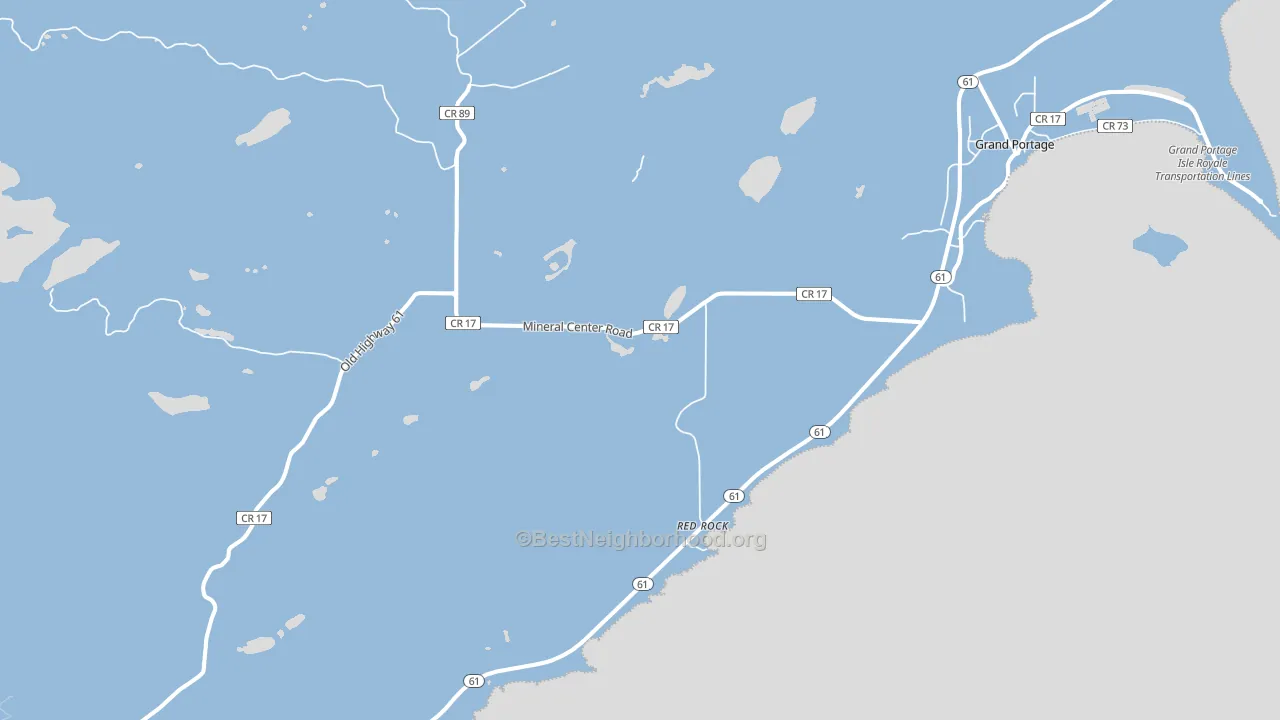 Red Rock, MN block-group political-lean map